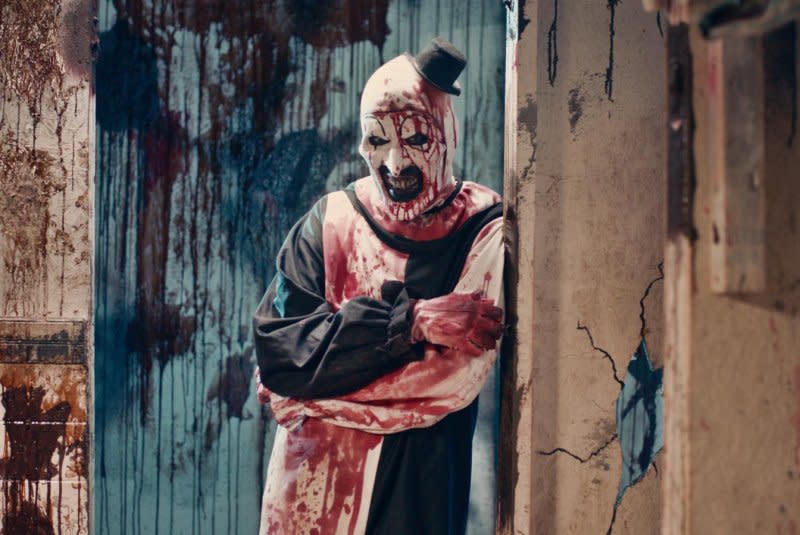 Art the Clown (David Howard Thornon) is back in theaters Wednesday. Photo courtesy of Cineverse