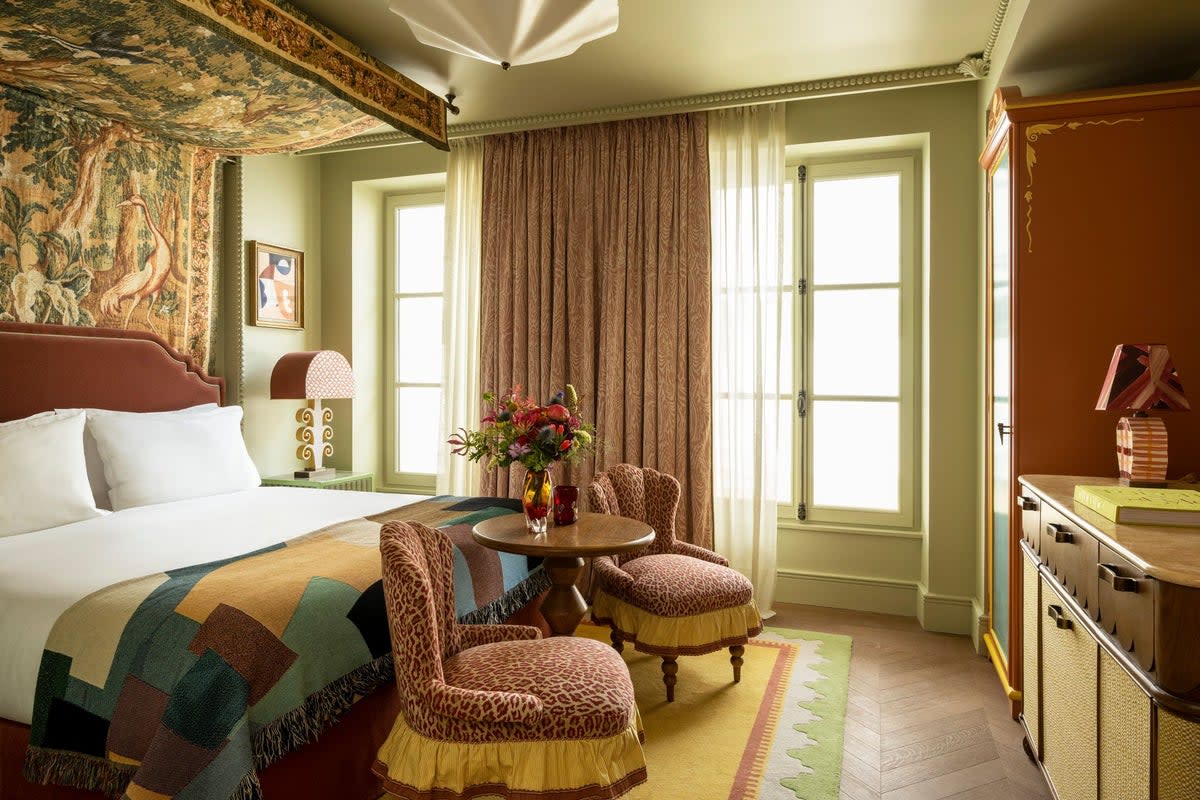 Bedrooms come with a striking canopy over the bed (Le Grand Mazarin)