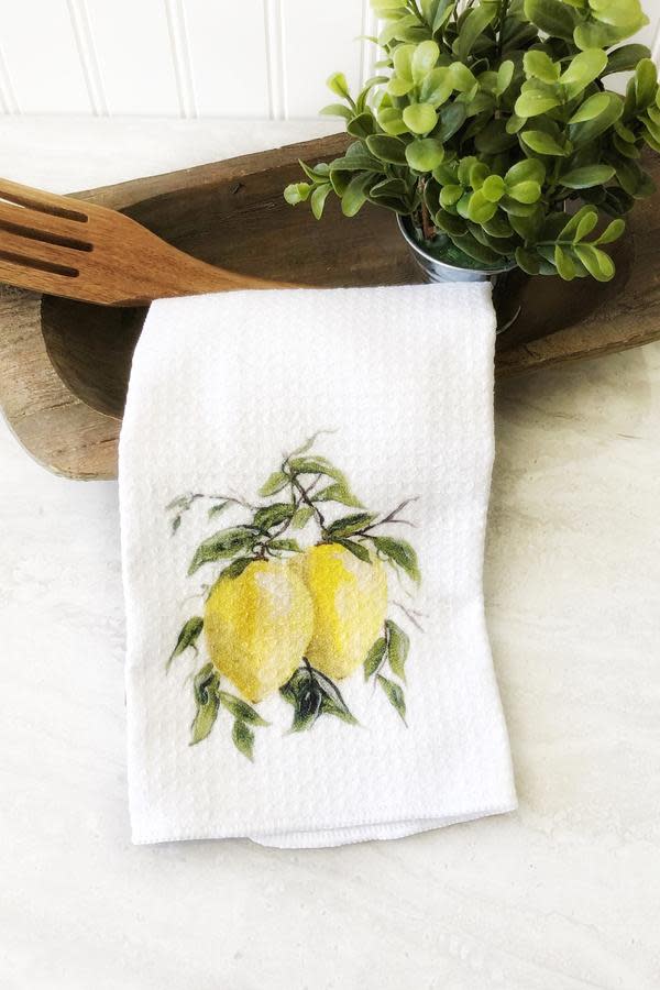 Prince Design Hand Painted Tea Towel, $14.95