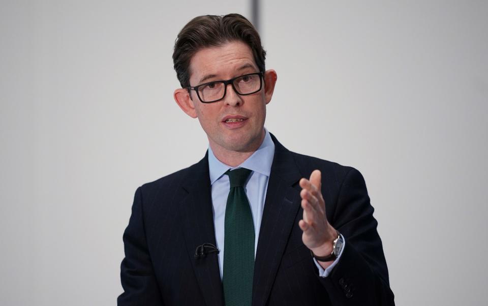 MI5 director general Ken McCallum gives a speech at Thames House in central London. Picture date: Wednesday July 14, 2021. PA Photo. Photo credit should read: Yui Mok/PA Wire - Yui Mok /PA