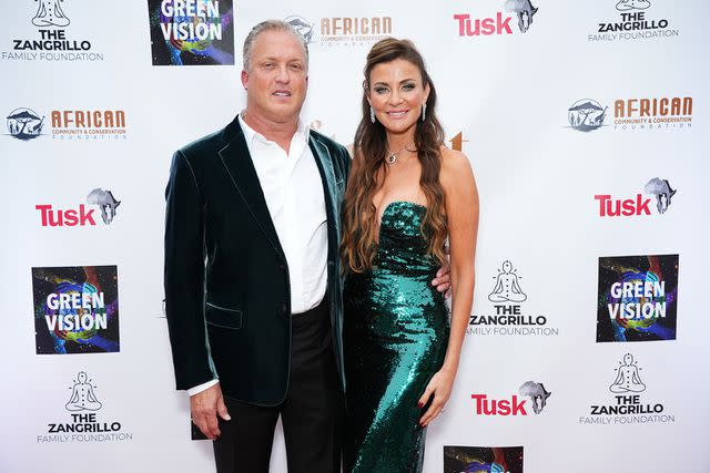 <p>Jared Siskin/Patrick McMullan via Getty Images</p> Gary Green and Amy Green at the Footprint of Life Gala in Bridgehampton