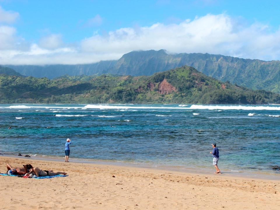 Ein Strand in Kaua'i. - Copyright: Jennifer McDermott/AP