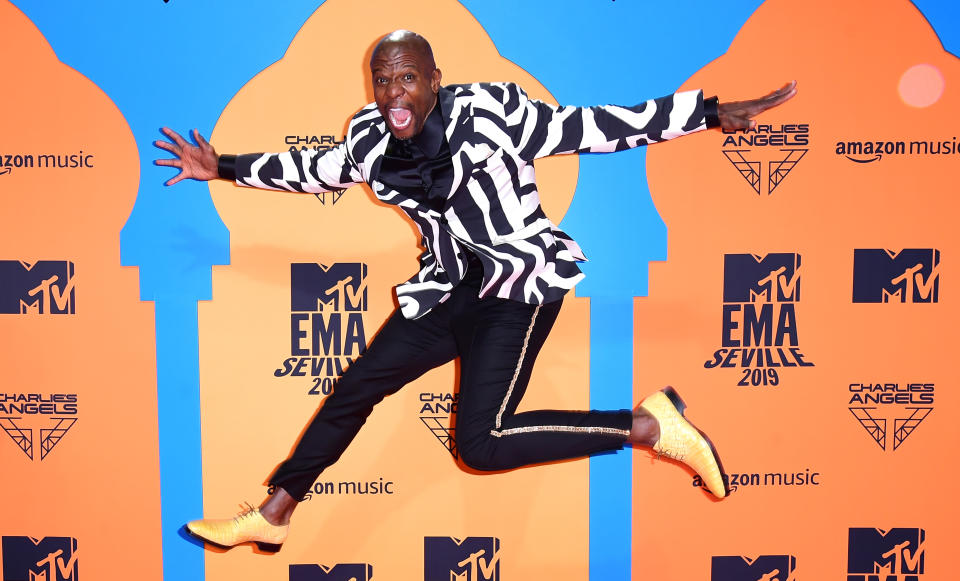 Terry Crews attending the MTV Europe Music Awards 2019, held at the FIBES Conference & Exhibition Centre of Seville, Spain.