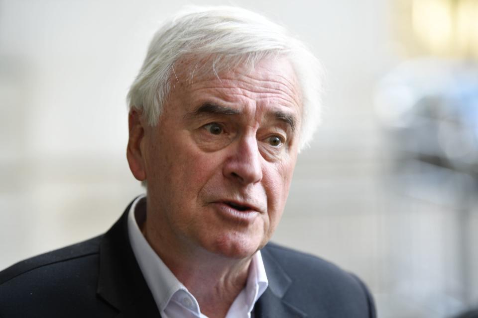 Former shadow chancellor John McDonnell (Beresford Hodge/PA) (PA Archive)