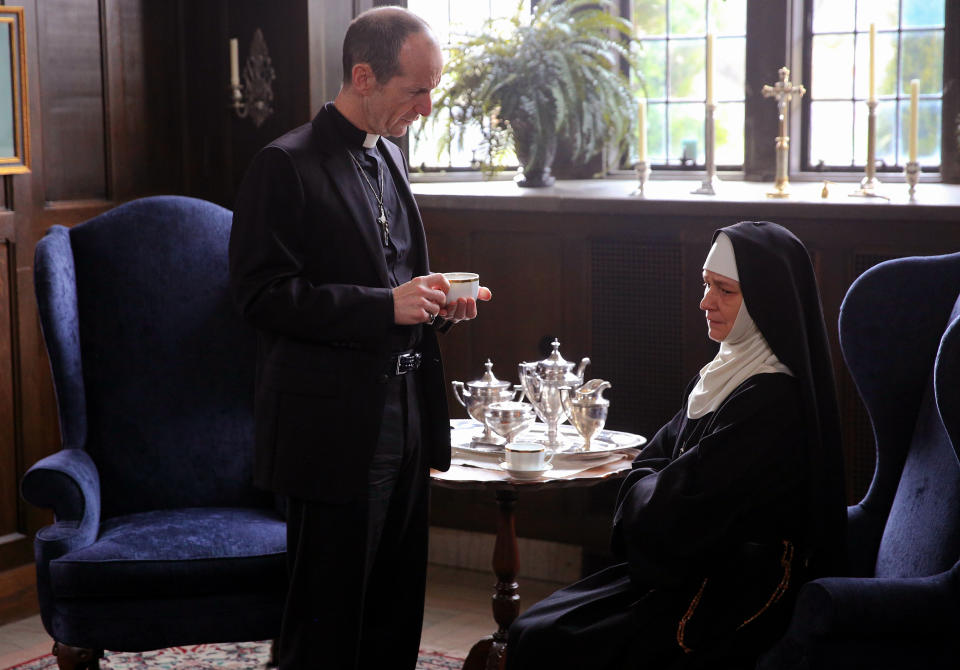 Denis O'Hare and Melissa Leo star in "Novitiate." (Photo: Sony Pictures Classics)