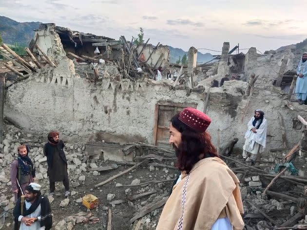 Nearly 1,000 people were killed after an earthquake struck eastern Afghanistan early Wednesday. (Photo: Bakhtar News Agency via Associated Press)