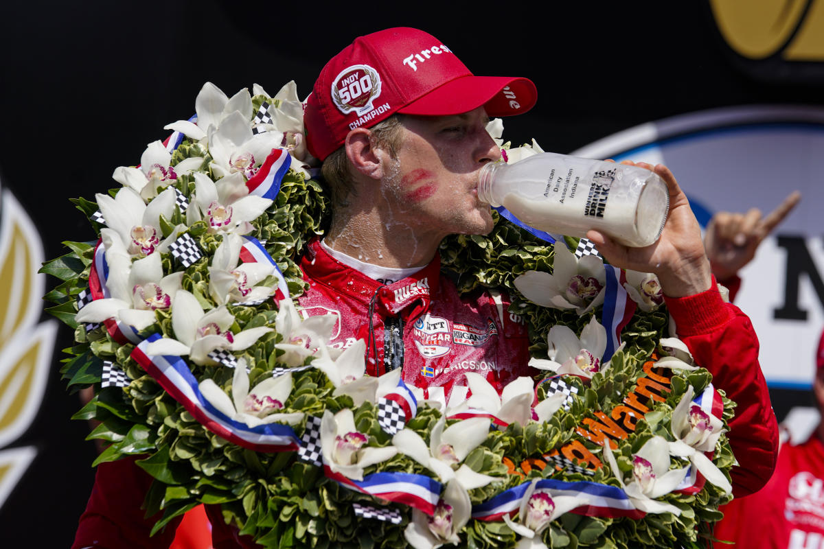 Marcus Ericsson wins Indianapolis 500 in frantic sprint