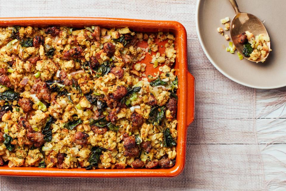 Believe it—this stuffing came from a box!