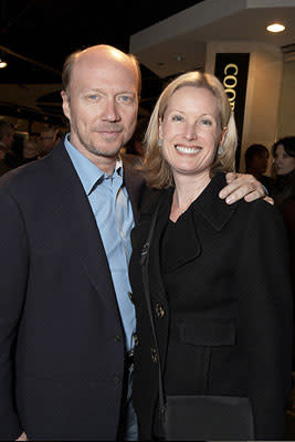 Paul Haggis and guest at the Los Angeles Premiere of Screen Gems' Untraceable