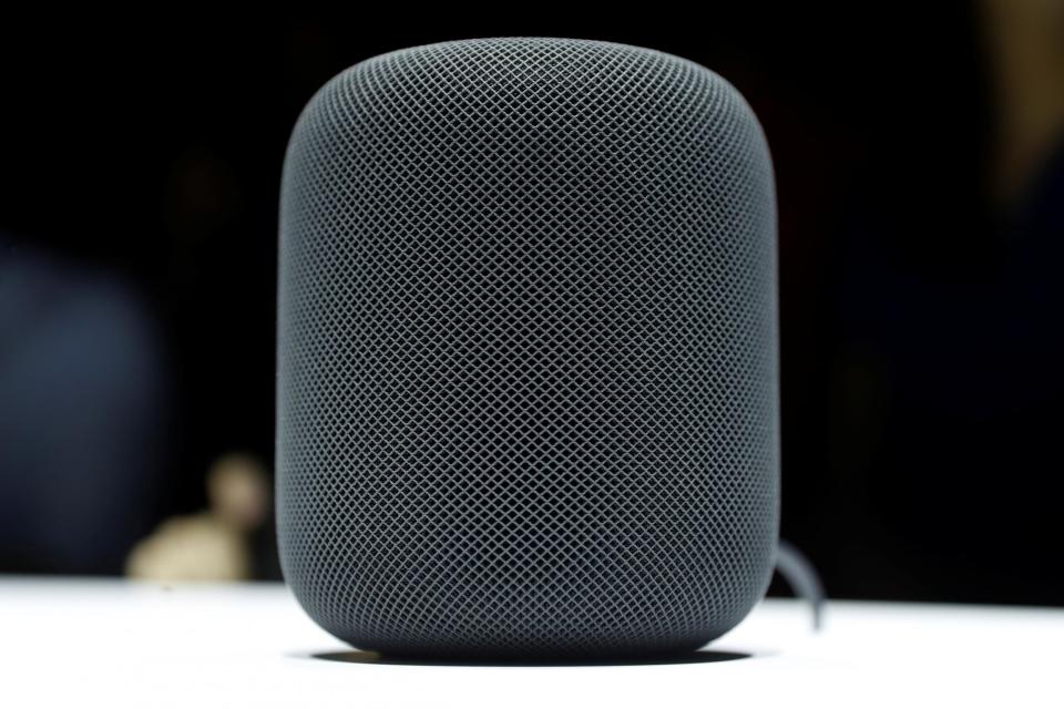 A prototype Apple HomePod is seen during the annual Worldwide Developer Conference (WWDC) in San Jose, California, U.S. June 5, 2017: REUTERS/Stephen Lam