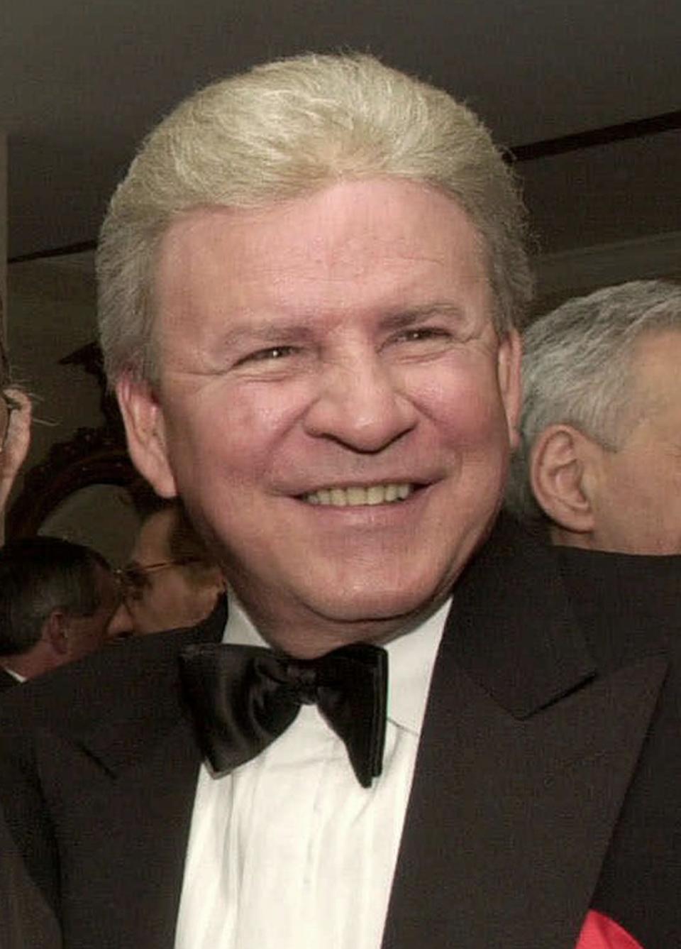 Bobby Rydell, shown in 2000, died on Tuesday, April 5. He was 79.