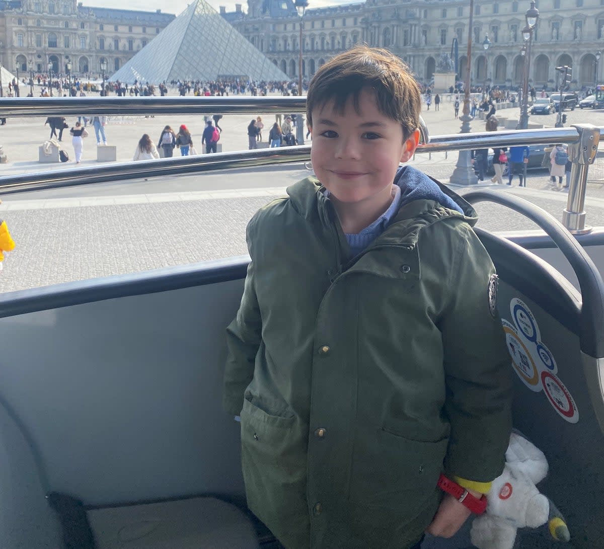 A Tootbus tour will drop you off at the Louvre in Paris (Zoe Griffin)