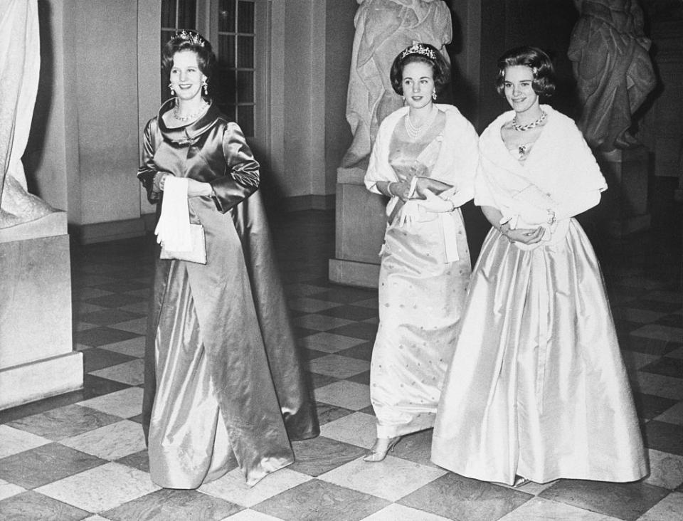 danish princesses in evening dress