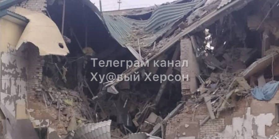 An explosion occurred at a Kherson hotel belonging to Saldo