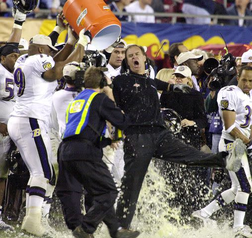 RHONA WISE/AFP via Getty 2001 Super Bowl Gatorade color