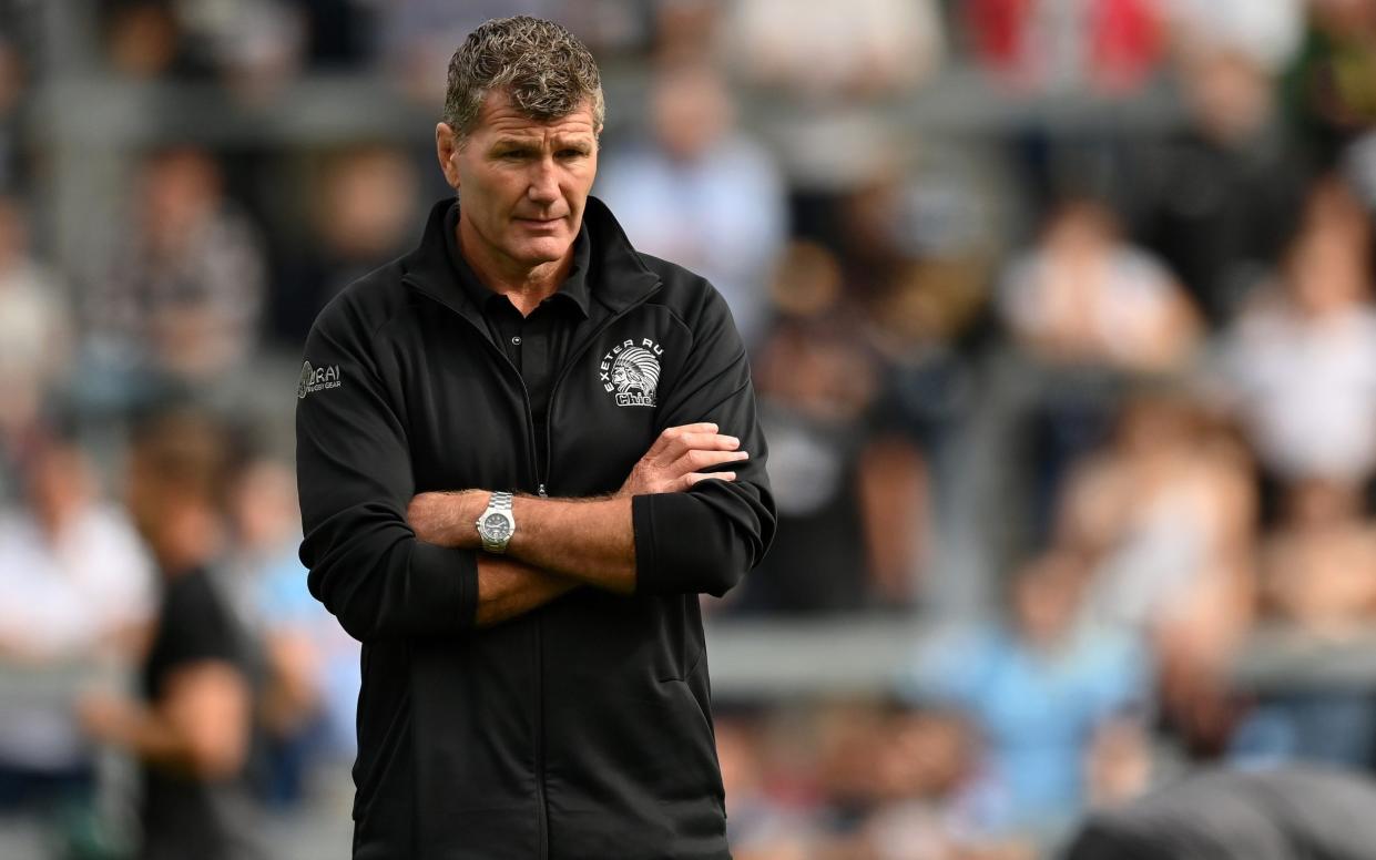 Rob Baxter rejects Chris Boyd's claim that new rugby laws have derailed Exeter Chiefs - GETTY IMAGES