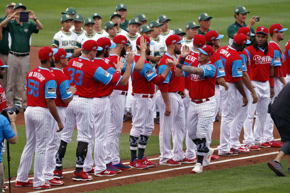 Finishing the season with 17 games in 17 days will be no easy task for the Phillies. (AP)