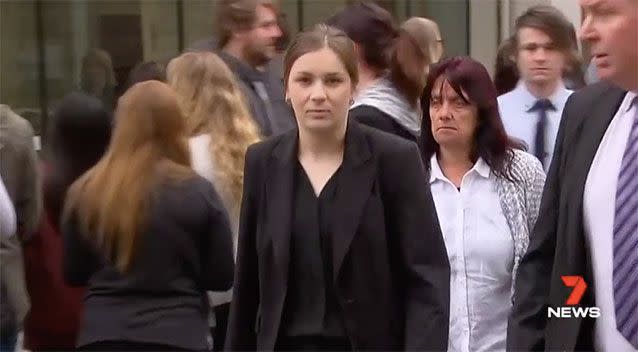 Hocking has been sentenced to three years in juvenile jail. Picture: 7 News