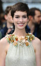 <p>Anne Hathaway attends The Dark Knight Rises European Premiere on July 18, 2012 at the Odeon Cinema, Leicester Square in London. (Anthony Harvey/Getty Images)</p> 