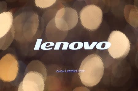 The logo of Lenovo is seen on a computer monitor during a news conference in Hong Kong May 27, 2010. REUTERS/Tyrone Siu