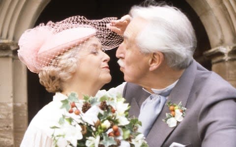 Peter Arnold and June Spencer in 1991  - Credit: BBC