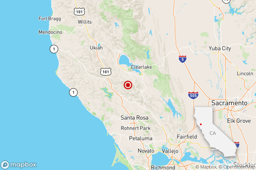 A magnitude 4.0 earthquake was reported Sunday morning at 9:14 a.m. Pacific time 11 miles from Clearlake, Calif., according to the U.S. Geological Survey.