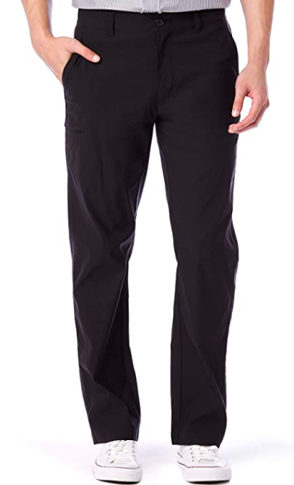 Unionbay Men's Rainier Lightweight Comfort Travel Tech Chino Pants