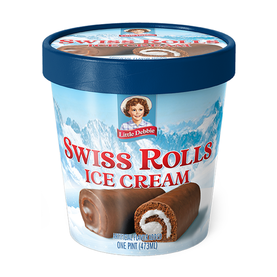 Swiss Rolls Ice Cream