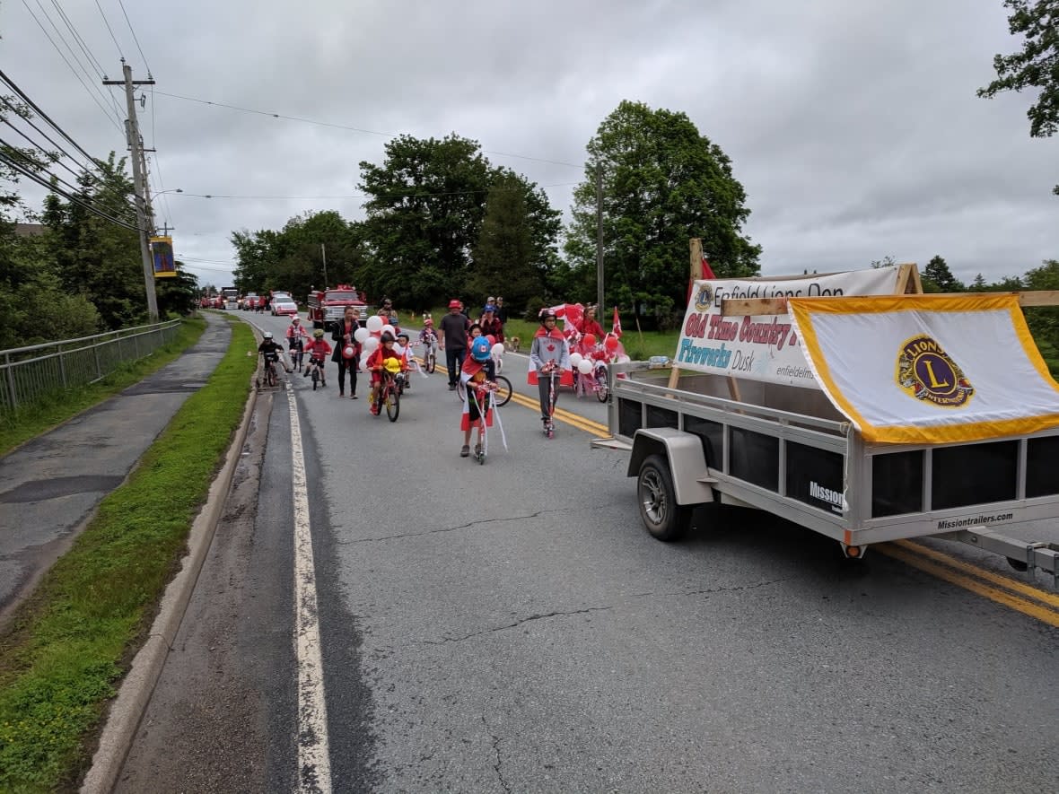 The Enfield, Elmsdale & District Lions Club has been organizing the local Canada Day parade for about 40 years. (Enfield, Elmsdale & District Lions Club/Facebook - image credit)