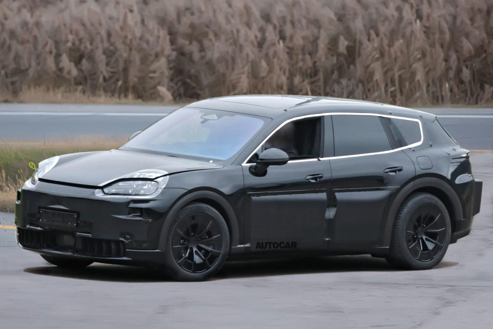 <p>New images – which look to have been taken at a Porsche testing facility – purport to show the new electric SUV undergoing dynamic testing, giving an early indication of its size and shape. Let’s take a look:</p>