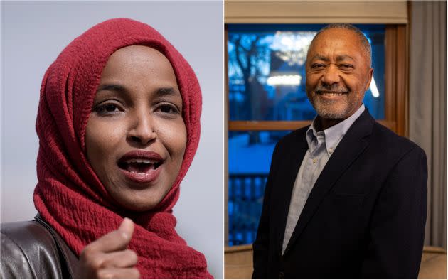 Rep. Ilhan Omar (D-Minn.) is fighting off a primary challenge from Don Samuels in Minnesota's 5th Congressional District. (Photo: Facebook/Associated Press)