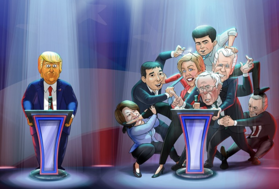 Die dritte Staffel von "Our Cartoon President" widmet sich unter anderem dem Wahlkampf 2020. (Bild: Sky)