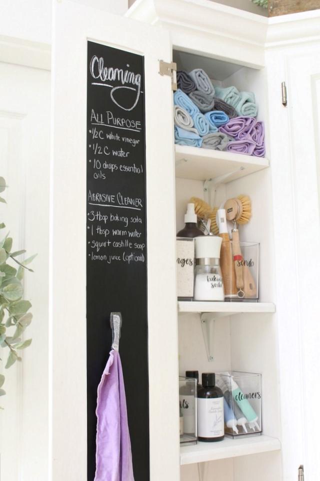 Front Entry Small Closet Organization Ideas - Clean and Scentsible