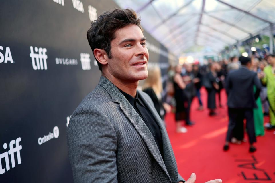 Zac Efron has bulked up again, this time to play wrestler Kevin Von Erich  (Matt Winkelmeyer/Getty Images)