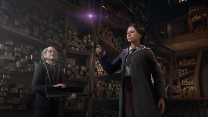 An image from the upcoming "Harry Potter" wizarding world video game "Hogwarts Legacy." (Warner Bros. Games )