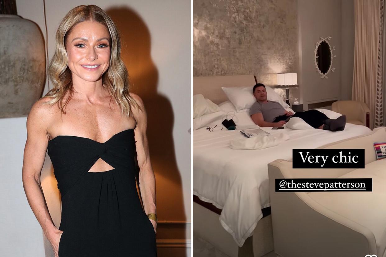Kelly Ripa showing her followers a glimpse at her bedroom