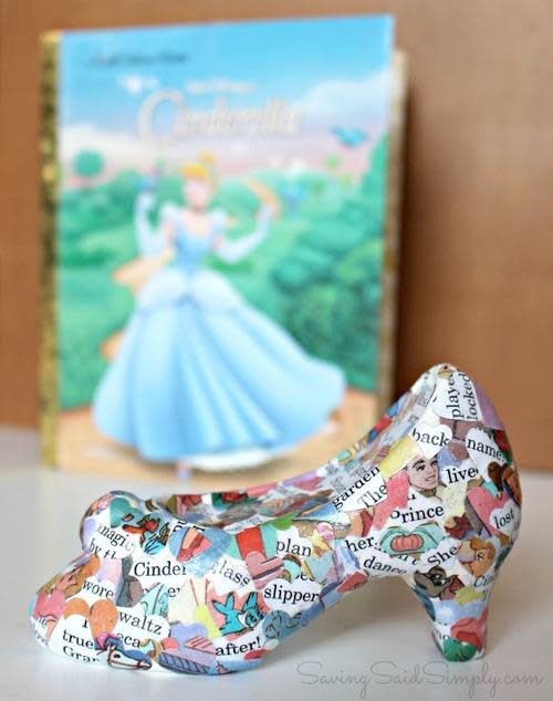 NEW Cinderella Crystal Glass Slipper Disney Princess Wedding