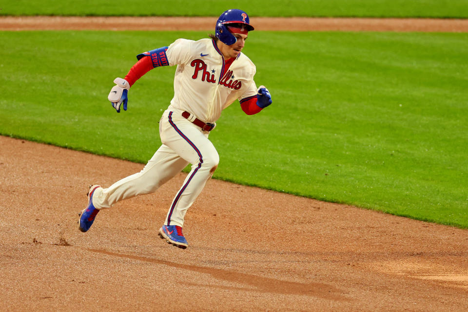 Bryson Stott。(Photo by Michael Reaves/Getty Images)