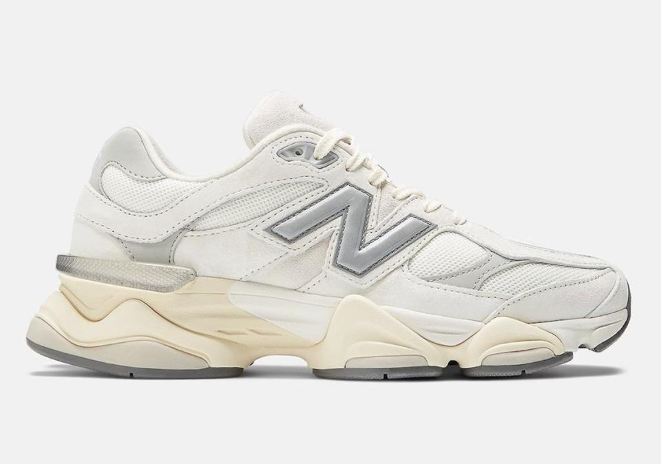 <p>New Balance</p><p><strong>Why We Love It: </strong>If we have a list, the 9060 is going to be on it. The model features a visible tech aesthetic of the Y2K era, with an exaggerated emphasis on the familiar cushioning platforms of ABZORB and SBS.</p><p><strong>How To Buy It: </strong>Online shoppers can buy the 9060 for $150 on the <a href="https://clicks.trx-hub.com/xid/arena_0b263_mensjournal?event_type=click&q=https%3A%2F%2Fgo.skimresources.com%2F%3Fid%3D106246X1726268%26url%3Dhttps%3A%2F%2Fwww.newbalance.com%2F9060%2F&p=https%3A%2F%2Fwww.mensjournal.com%2Fsneakers%2Fnew-balance-has-white-sneakers-perfect-for-spring%3Fpartner%3Dyahoo&ContentId=ci02d7f3a73000255a&author=Pat%20Benson&page_type=Article%20Page&partner=yahoo&section=New%20Balance&site_id=cs02b334a3f0002583&mc=www.mensjournal.com" rel="nofollow noopener" target="_blank" data-ylk="slk:New Balance website;elm:context_link;itc:0;sec:content-canvas" class="link ">New Balance website</a>.</p>