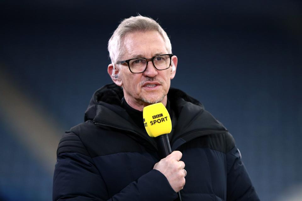 Sports pundits have held a protest in support of Gary Lineker (Ian Walton/PA) (PA Wire)