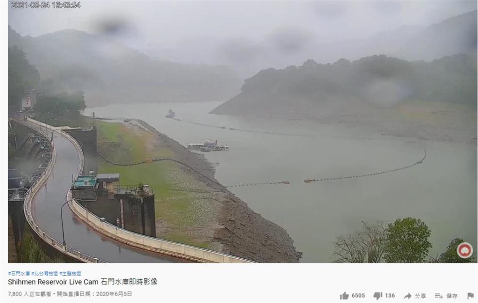 8千人線上看石門水庫下雨！樂翻灌爆留言：我要看到水流成河