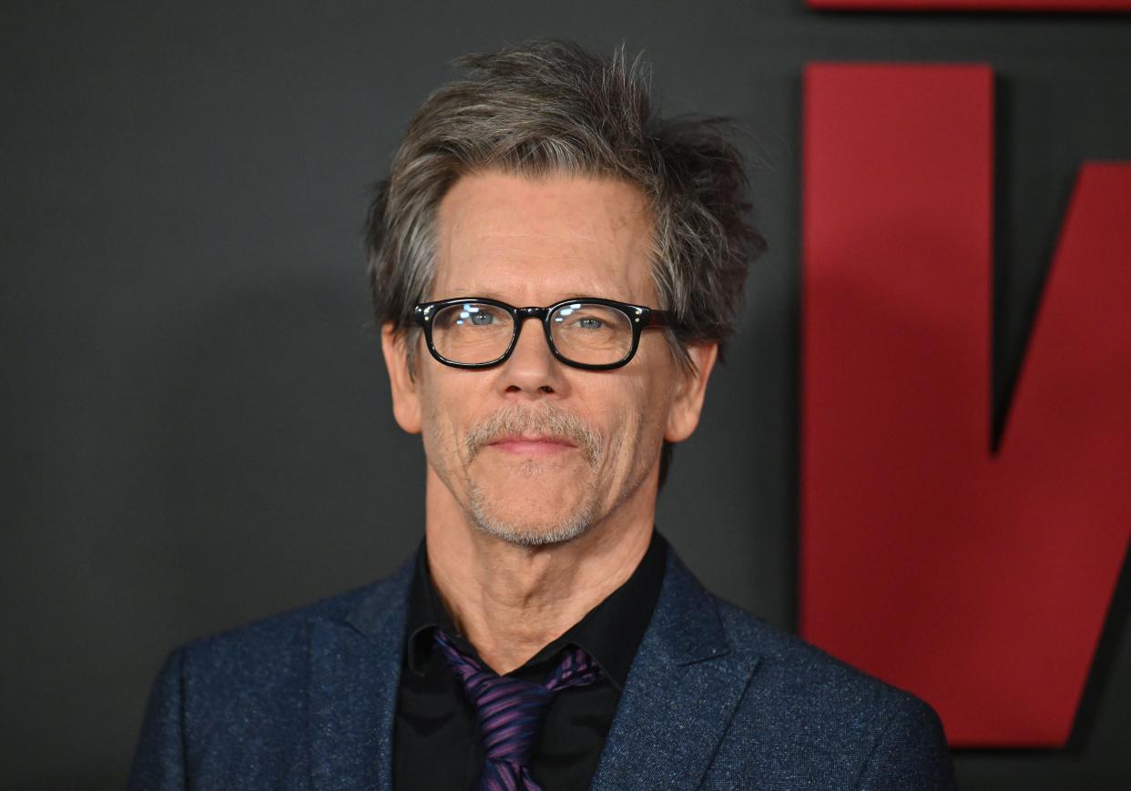 Kevin Bacon returned to the high school where he shot his movie u0022Footlooseu0022 following a successful social media campaign.