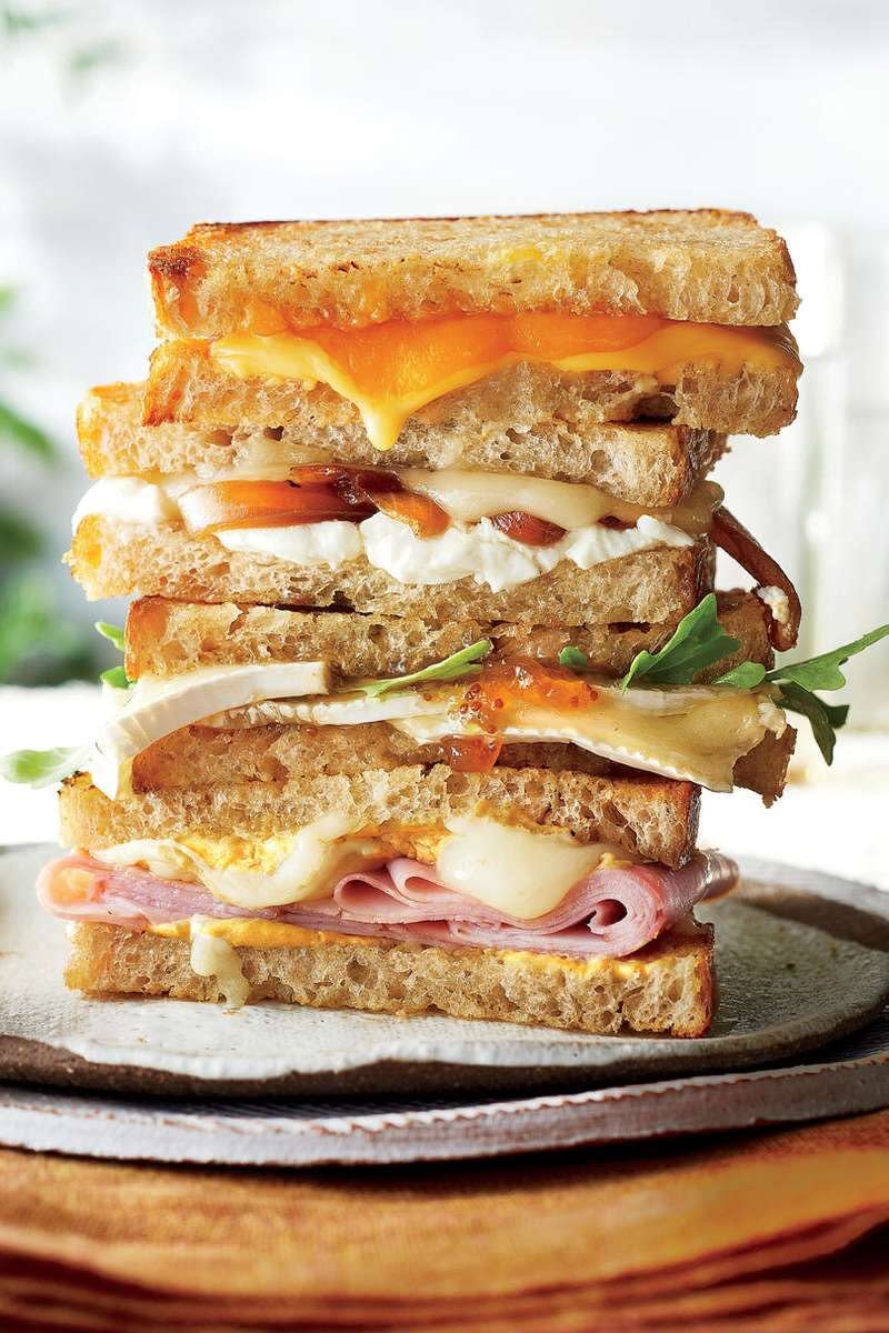 Ham and Dijon Grilled Cheese