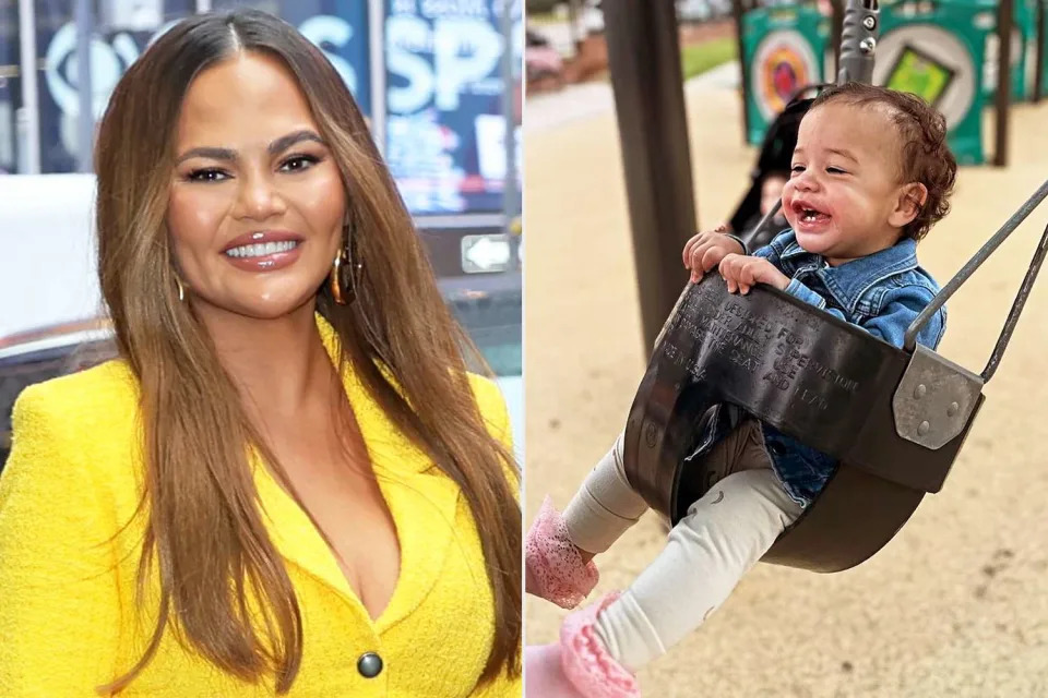 <p> Jose Perez/Bauer-Griffin/GC Images; Chrissy Teigen/Instagram</p> Chrissy Teigen and daughter Esti