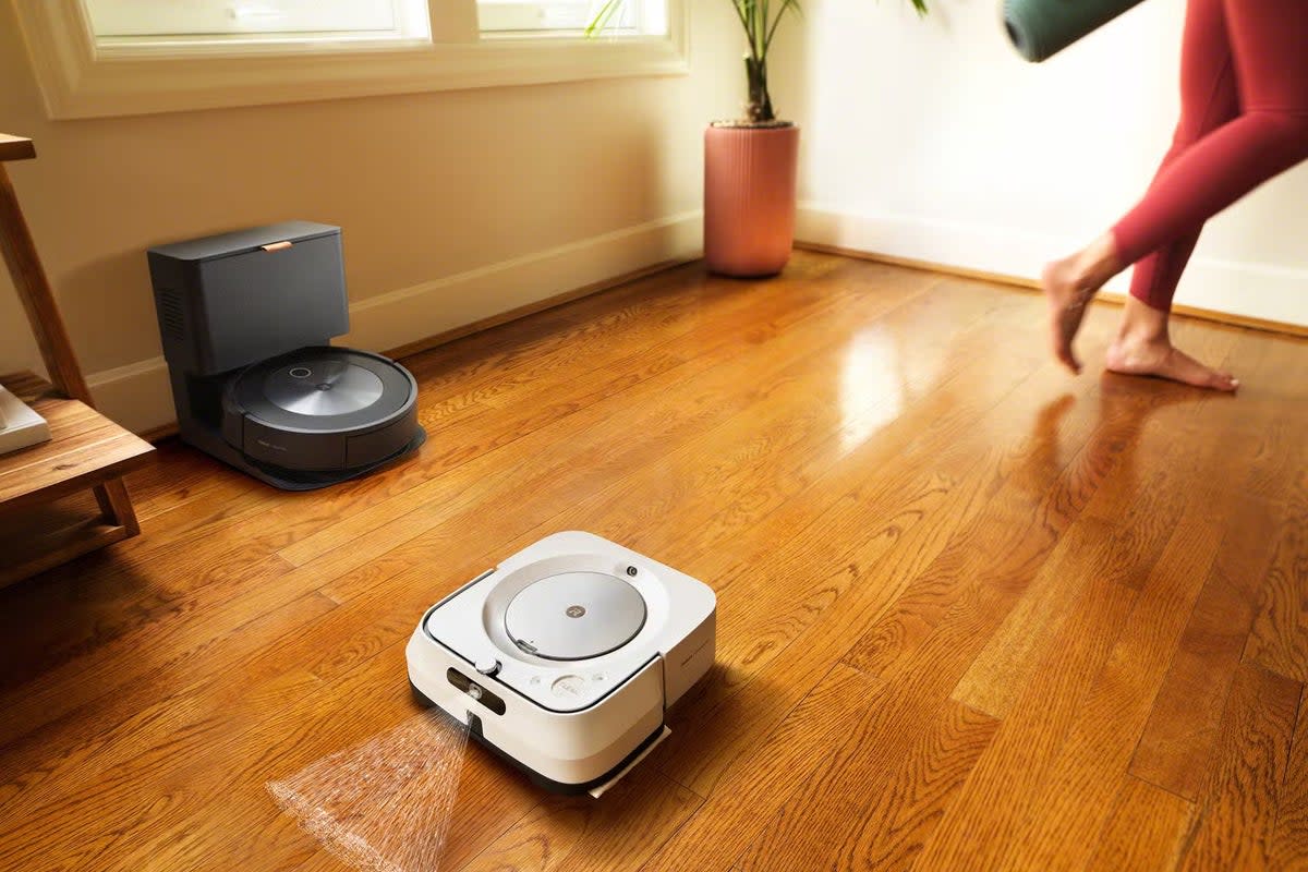 Roomba’s robot vacuums can mop and hoover floors, and even empty their own dustbins  (iRobot)