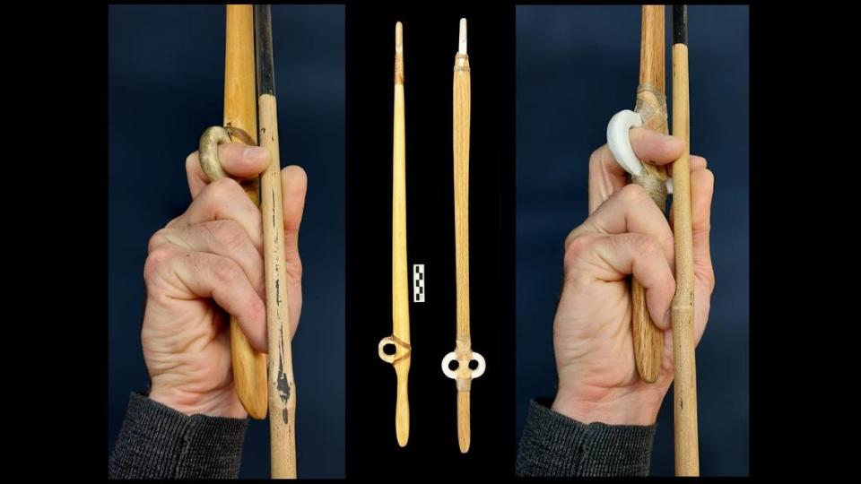 The open rings would mark the first time that spearthrower finger loops have been found outside of the Americas, according to the study.