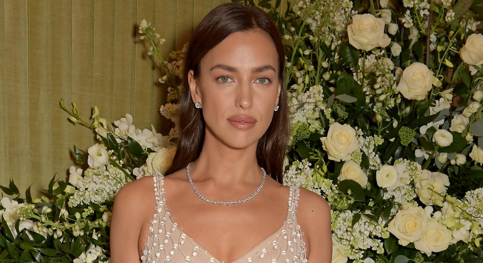 Irina Shayk shares her skincare routine and the affordable hydrating mist she swears by for glowing skin.  (Getty Images) 