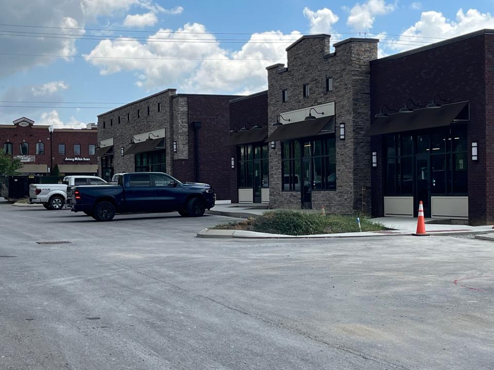 New buildings that are part of the Charlie's Place commercial development in Mt. Juliet.