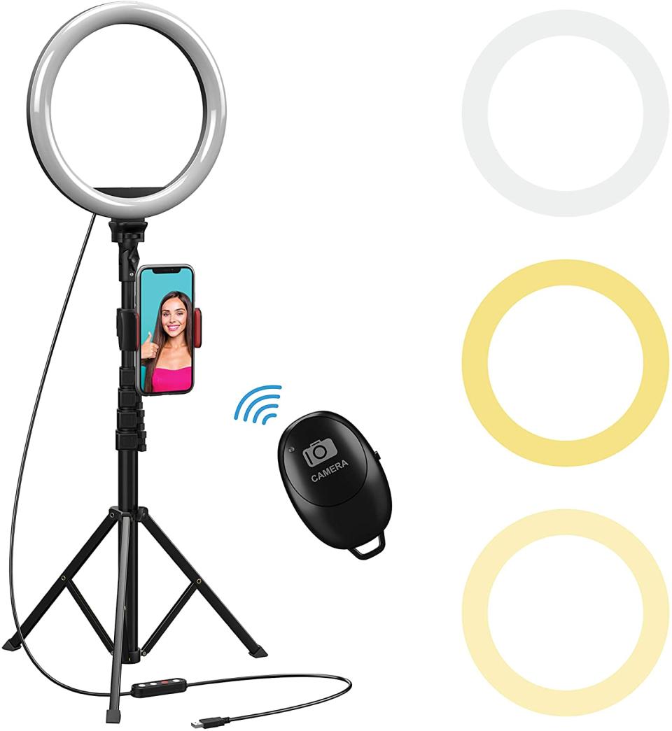 Beam Electronics 10-Inch Selfie Ring Light