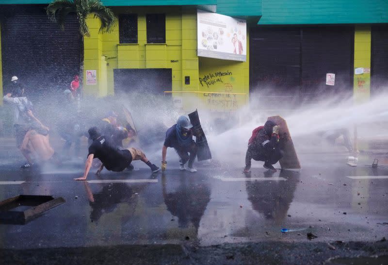 FILE PHOTO: Anti-government demonstrations continue in Medellin